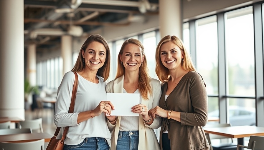 Three women in a restaurant, part of Eco-Schools Programme.