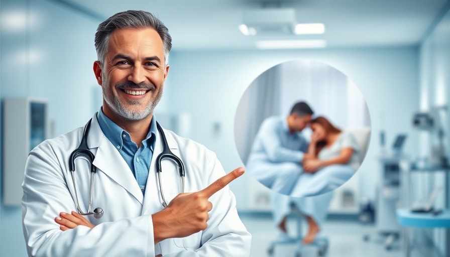 Doctor discussing ED treatment and cure in clinical setting.