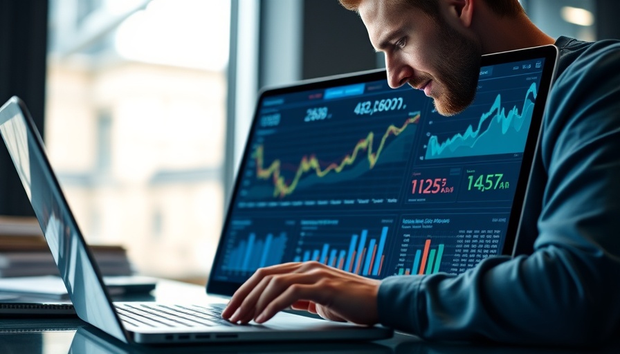 PPC advertising insights for home care agencies, person analyzing data on laptop.