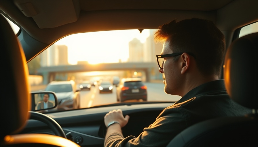 Driver navigates urban traffic on South Africa freeway during e-hailing strike.