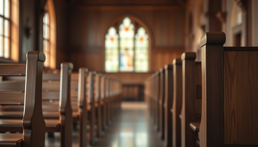 Empty wooden pews related to Sindiso Magaqa murder case