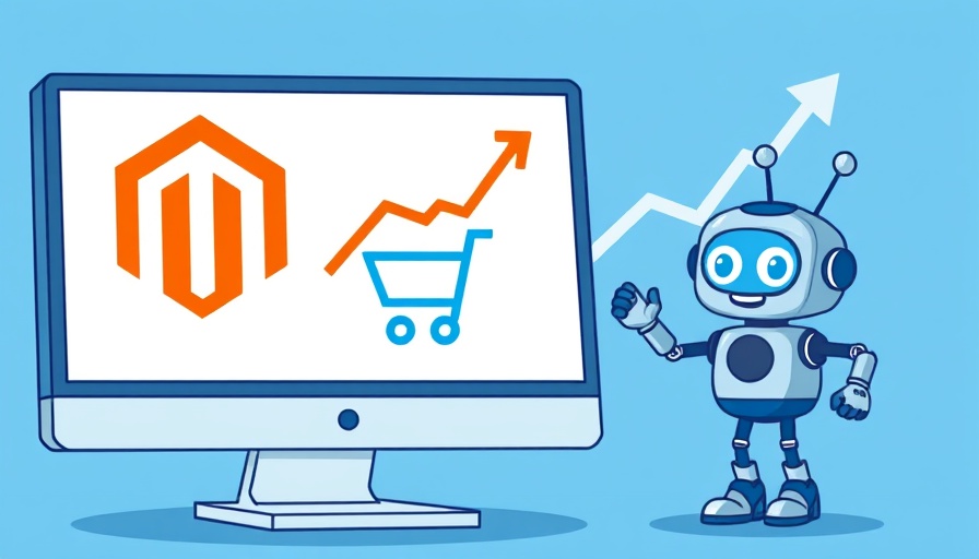 Magento custom development ROI for eCommerce growth illustration.
