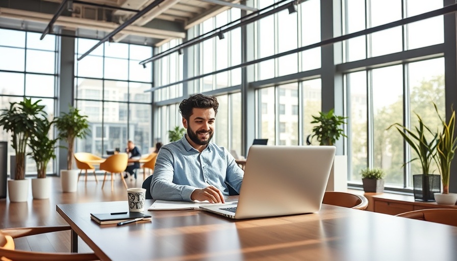 Modern office for entrepreneurs with all-in-one tech solutions.