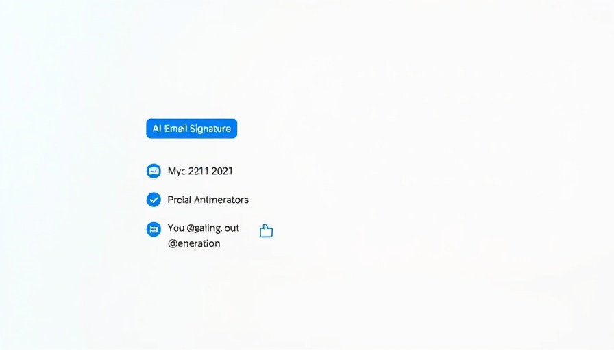 Generate Clickable Email Signatures with AI, sleek interface