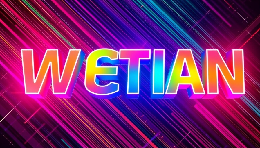 Vibrant typography design illustrating brand identity with energy.