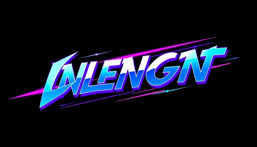 Abstract text design for branding services in music industry.