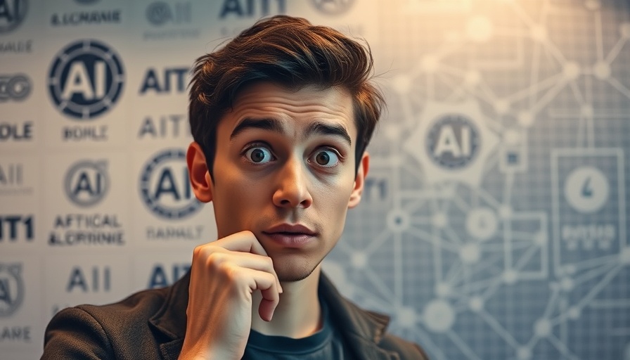Surprised man with AI symbols, focuses on New GPT-5 and Chinese AI Super Agents.