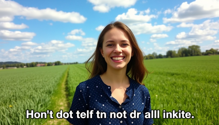 Life Without Alcohol - smiling woman in countryside with blue sky.
