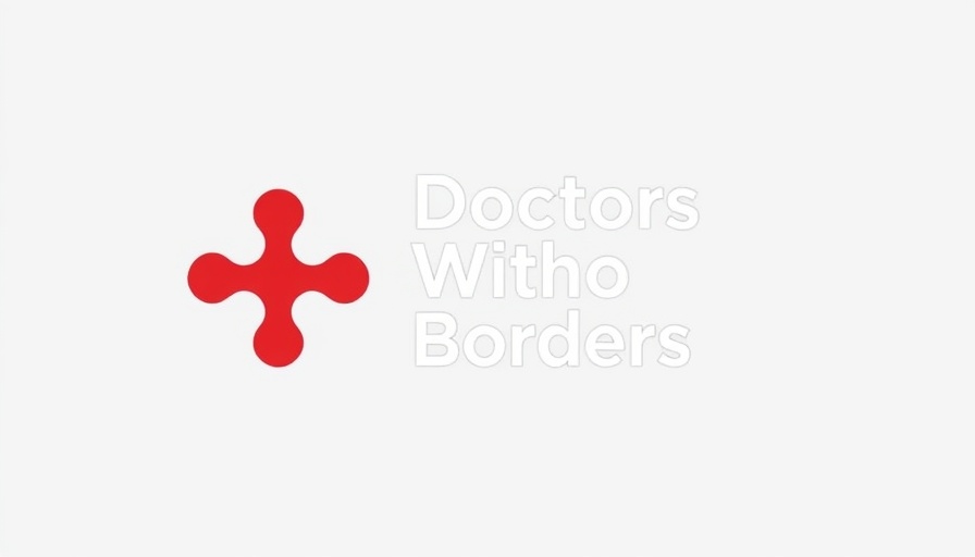 Doctors Without Borders logo highlighting healthcare inequality.