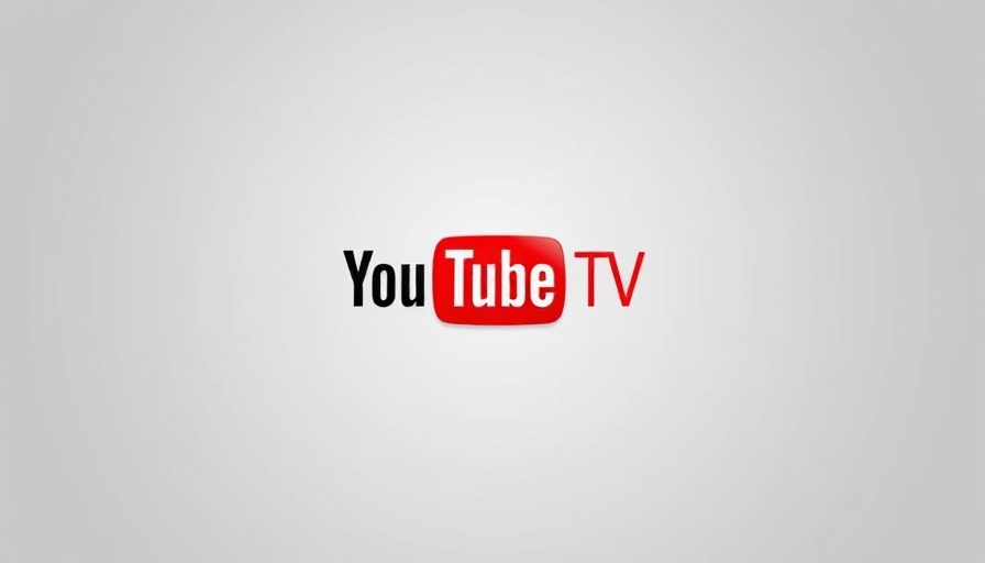 YouTube TV logo on plain background