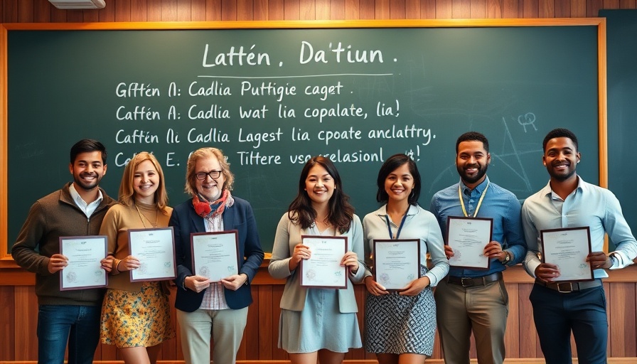 Art Therapy for Anxiety Disorders: People celebrating awards in a classroom.