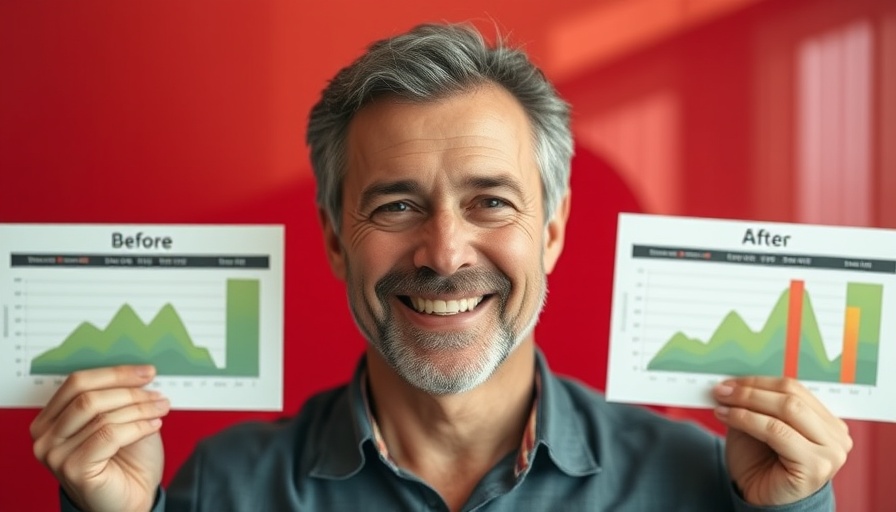 Local SEO strategy visual comparison presentation with charts.
