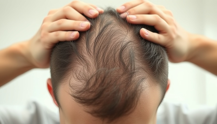 Close-up of thinning hair with focus on the scalp, bright light exposure.