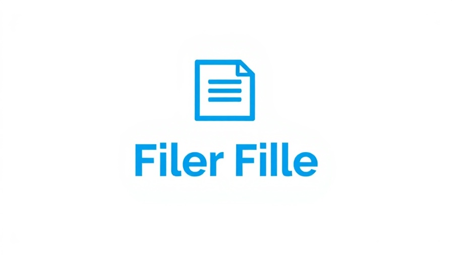 Minimalist e-filing logo for Filing Season 2025
