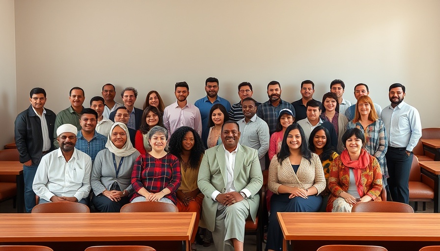 Group photo of diverse individuals at Government of National Unity meeting.