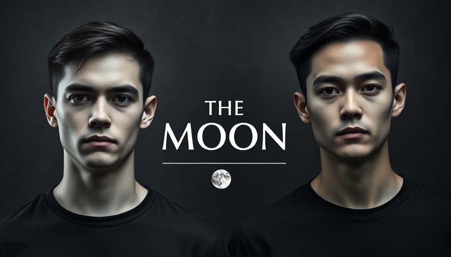 Promotional image for 'The Moon', featuring two young men.