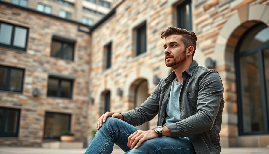 Man outside pondering Bitcoin price predictions