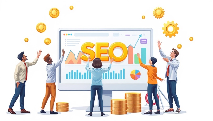 Generative Engine Optimization for Brands depiction in vibrant cartoon style.