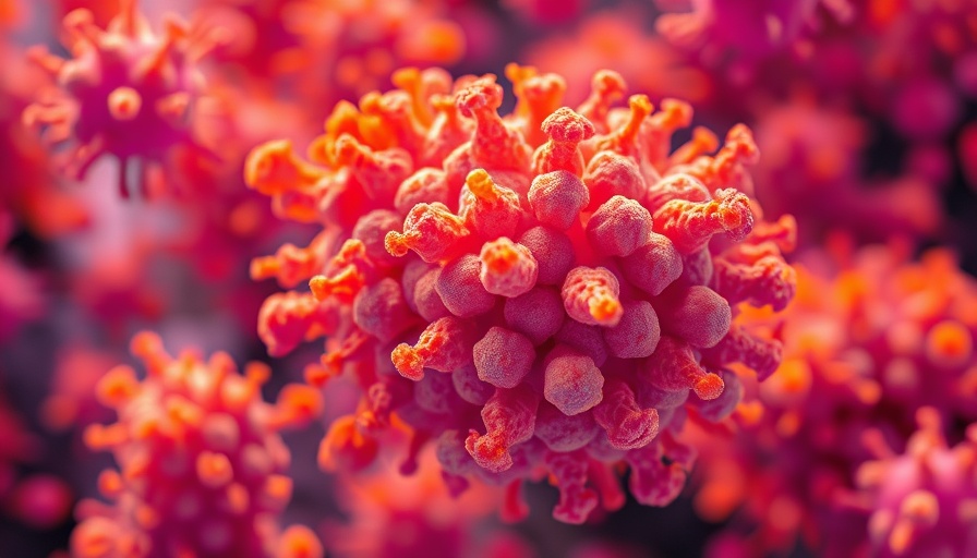 Microscopic view of bacteria cells relevant to plague prevention for families.