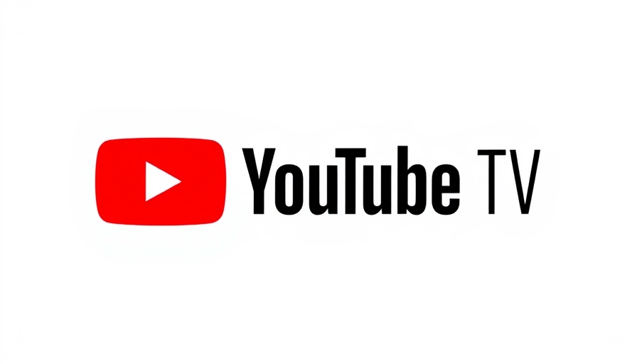 YouTube TV logo featuring red play icon.