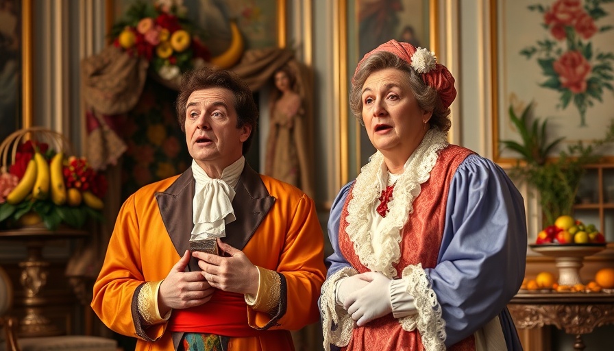 Ster-Kinekor Live Theatre Screenings actors in period costumes on stage.