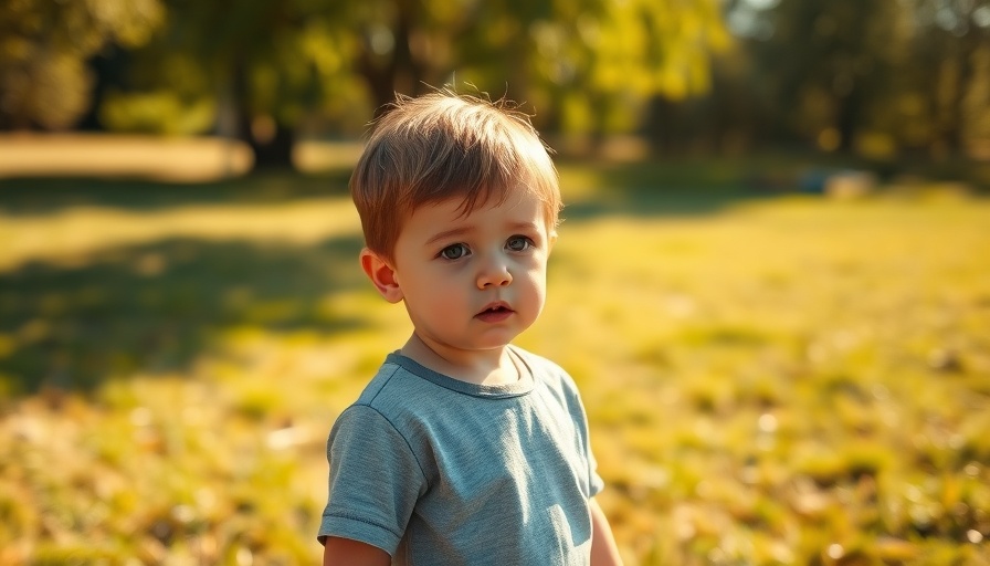 Young child standing outdoors, related to donations for catechist training.