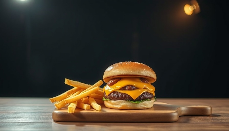 Appetizing cheeseburger and fries evoke foods hit your brain like cocaine.
