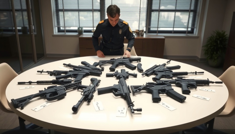 firearm regulations South Africa, inspection scene in office