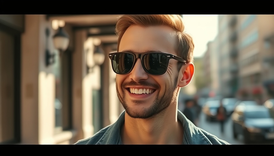 Casual man in sunglasses smiling outdoors, Buy and Trade Ethereum