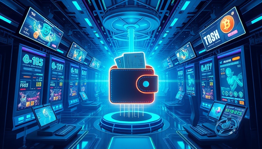 Futuristic gaming interface for integrating MetaMask Wallet.