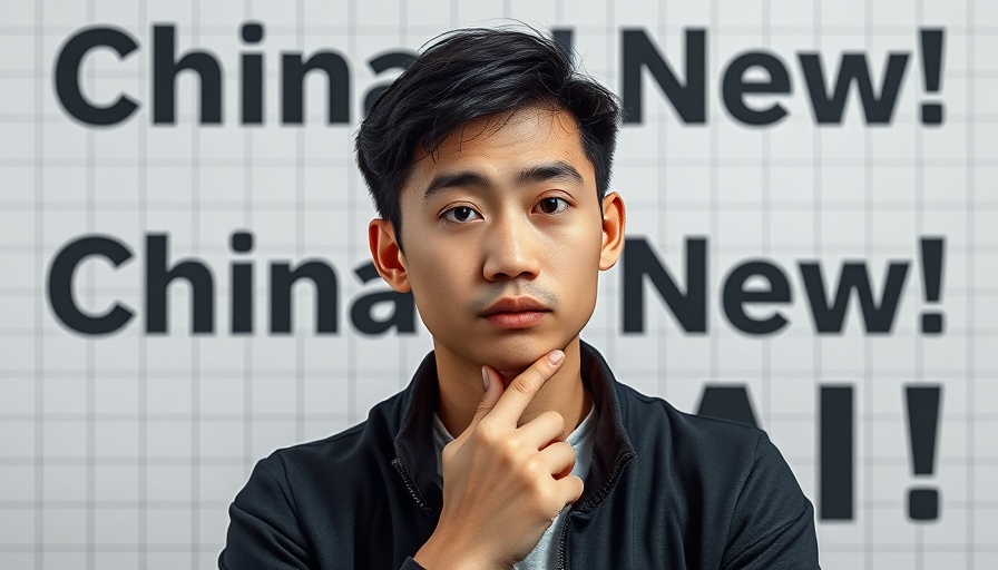 AI in SEO: Thoughtful man reacting to China's new AI announcement.