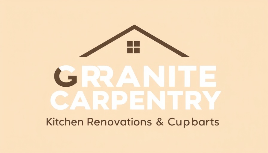 Granite Carpentry logo for kitchen renovations.