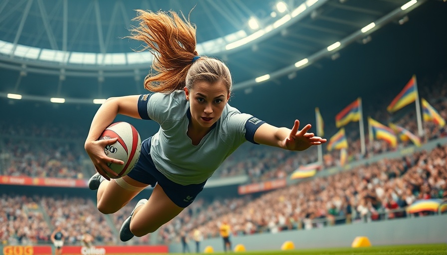 Springboks Rugby World Cup Victory - player dives to score amid intense match action.