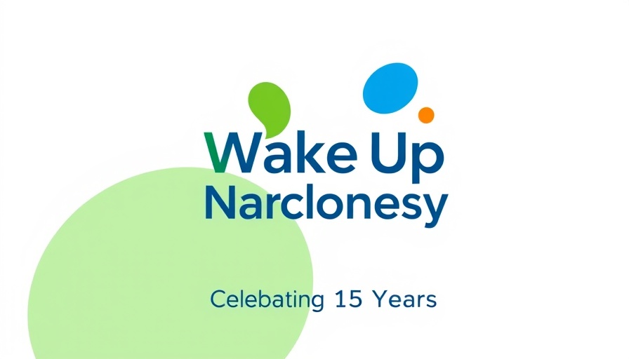 Narcolepsy awareness logo for families celebrating 15 years
