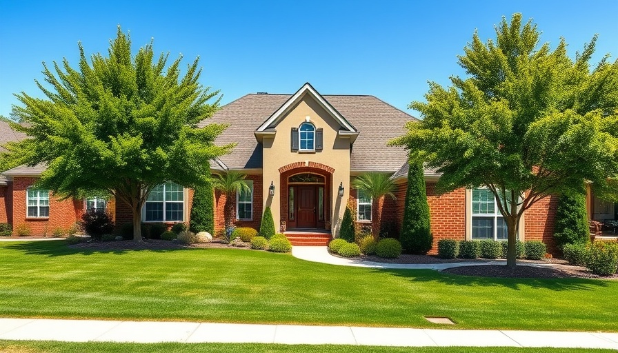 Charming suburban home with healthy home layout and vibrant garden.