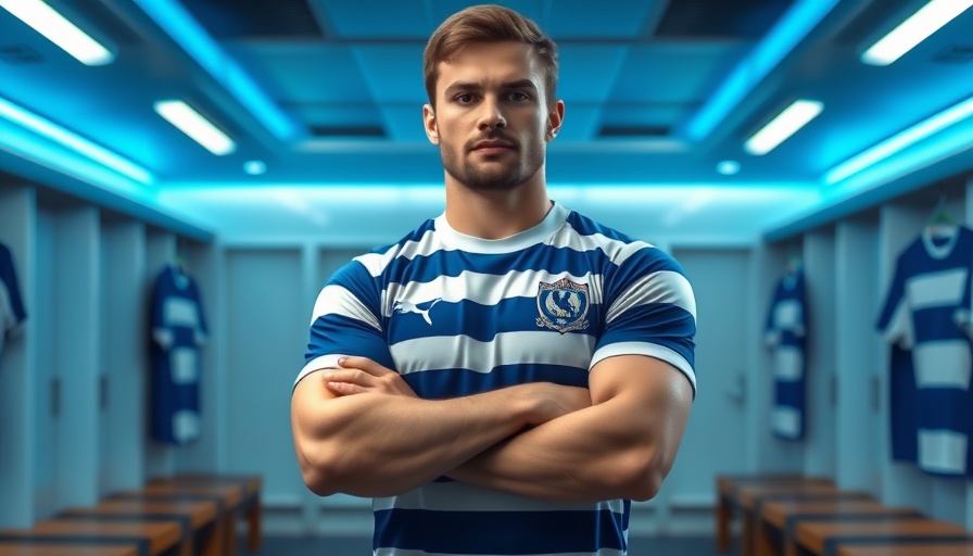 Stormers new jersey launch in a modern locker room.