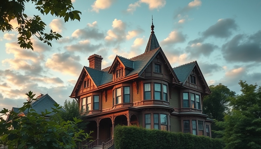 Historic Victorian house in a district with home additions, rules apply.