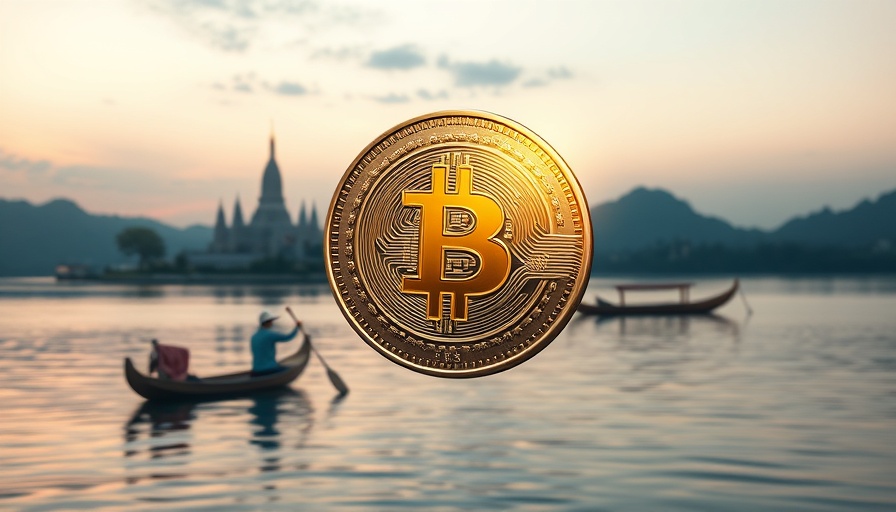 Crypto-to-Baht Sandbox concept with Thailand elements.