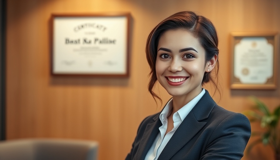Professional woman in office setting highlighting equal employment opportunities in casinos.