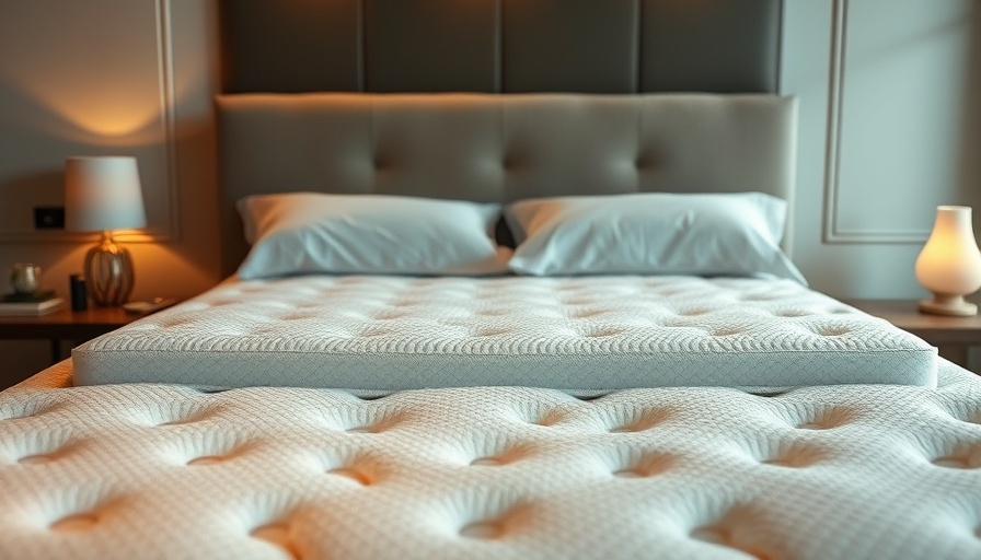 Luxurious memory foam mattress with edge support in elegant bedroom setting.