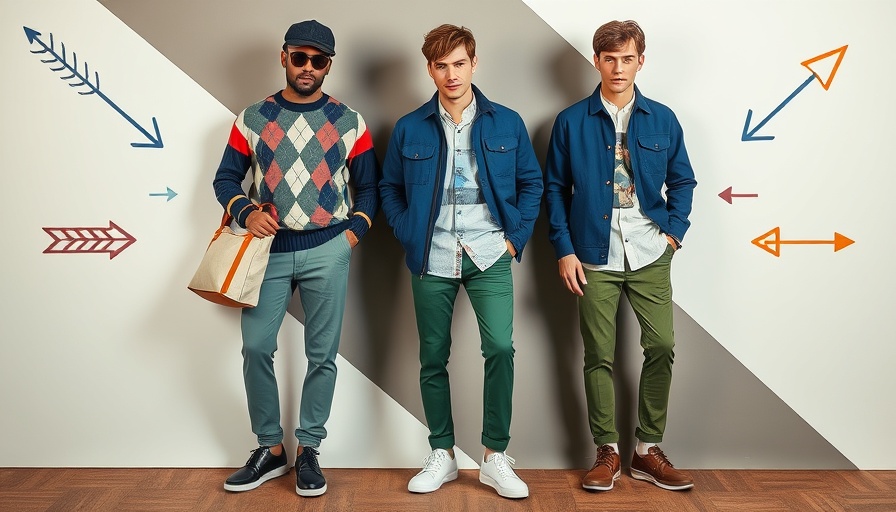 Collection of the best new menswear items in a modern layout.