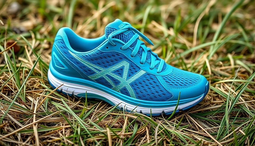Diadora Nucleo 2 GR shoes in blue on grass.