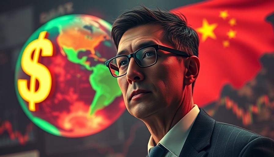 Global economy crisis with dollar symbol and glowing globe.