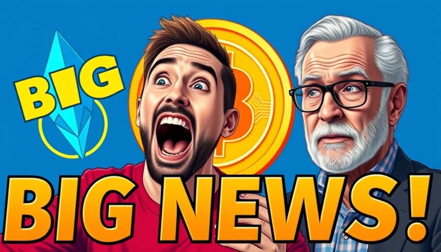 Altcoin Daily news reaction with Bitcoin and Cardano symbols.