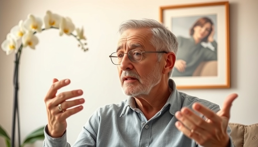 Man discusses how to protect your pancreas with thoughtful expression, home setting.