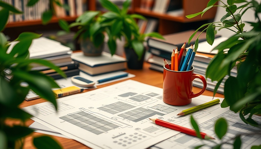 Cut-Rate Solar Installations: Desk with solar blueprints and plans.
