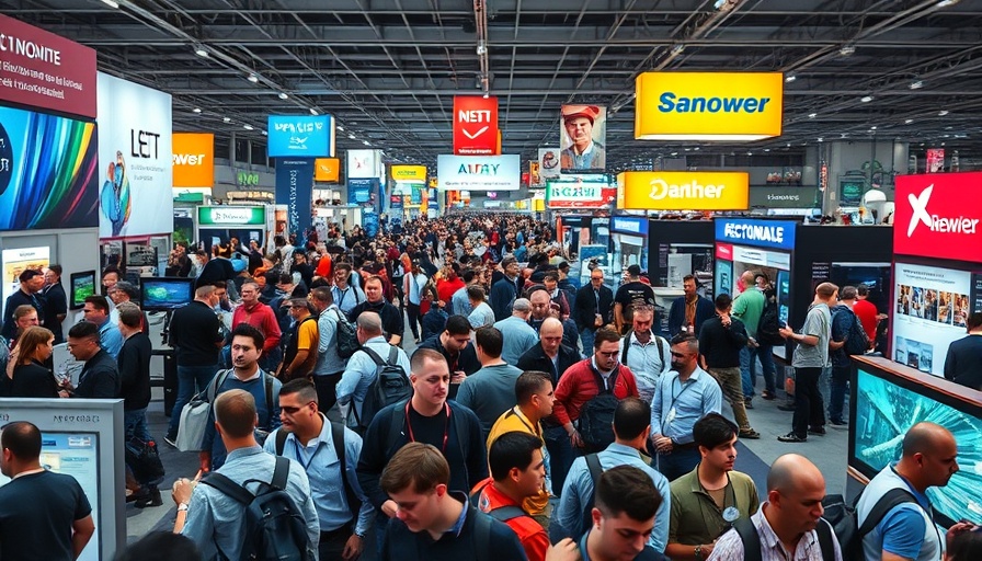 Crowd gathers at TCL display innovations at IFA 2025.