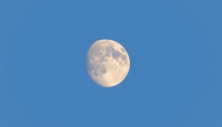Half-moon in blue sky symbolizing phases of life and mental health.