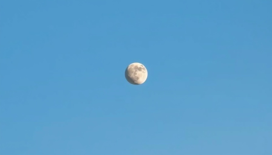 Half-moon with blue sky; illustrating mental health phases.