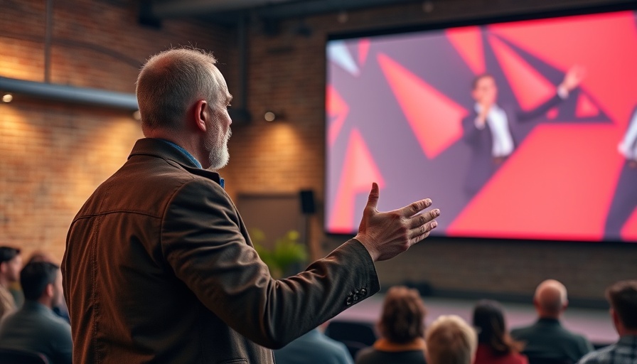 Speaker at seminar on overcoming mediocrity with innovative marketing strategies for 2026.